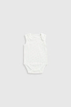 
                        
                          Load image into Gallery viewer, Mothercare Cat Sleeveless Baby Bodysuits - 5 Pack
                        
                      