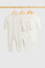 
                        
                          Load image into Gallery viewer, Mothercare Giraffe Baby Sleepsuits - 3 Pack
                        
                      