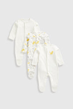 
                        
                          將圖片載入圖庫檢視器 Mothercare Animal Baby Sleepsuits - 3 Pack
                        
                      