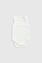 
                        
                          Load image into Gallery viewer, Mothercare Safari Faces Sleeveless Bodysuits - 5 Pack
                        
                      
