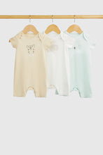 
                        
                          Load image into Gallery viewer, Mothercare Safari Face Rompers - 3 Pack
                        
                      