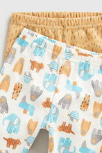 
                        
                          Load image into Gallery viewer, Mothercare Tiger And Elephant Baby Pyjamas - 2 Pack
                        
                      
