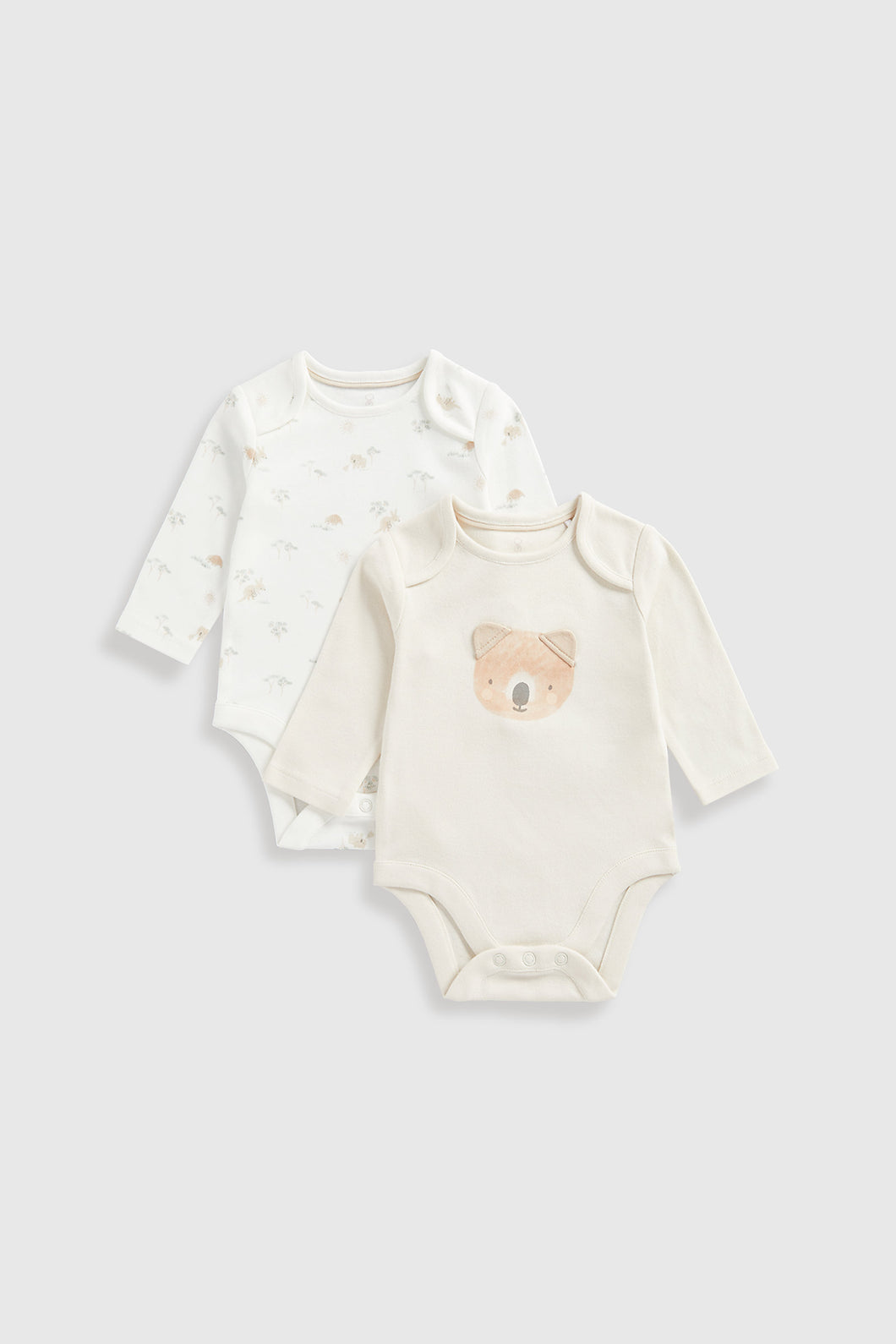 Mothercare My First Kangaroo Bodysuits - 2 Pack