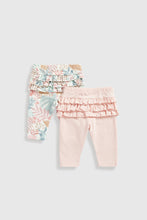 
                        
                          Load image into Gallery viewer, Mothercare Botanical Frill Leggings - 2 Pack
                        
                      
