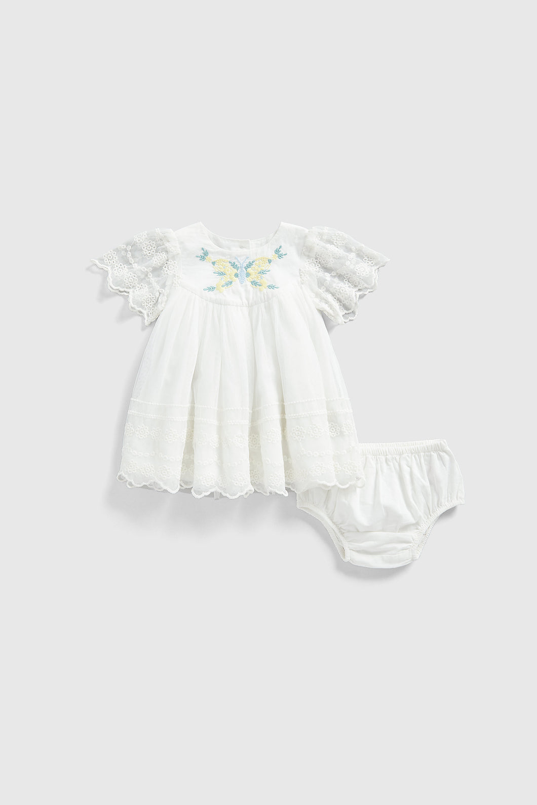 Mothercare Butterfly Occasion Dress And Knickers