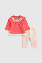 
                        
                          Load image into Gallery viewer, Mothercare Strawberry Top And Leggings Set
                        
                      