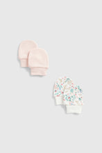 
                        
                          將圖片載入圖庫檢視器 Mothercare Pink And Floral Baby Mitts - 2 Pack
                        
                      
