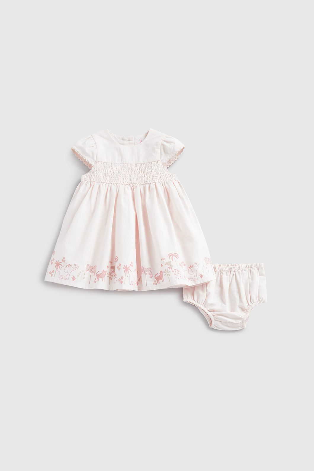 Mothercare My First Border Print Dress And Knickers