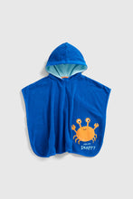 
                        
                          Load image into Gallery viewer, Mothercare Crab Towelling Poncho
                        
                      