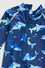 
                        
                          Load image into Gallery viewer, Mothercare Shark Sunsafe Suit Upf50+
                        
                      