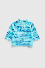 
                        
                          Load image into Gallery viewer, Mothercare Digital Shark Sunsafe Rash Vest Upf50+
                        
                      