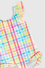 
                        
                          Load image into Gallery viewer, Mothercare Gingham Seersucker Swimsuit
                        
                      