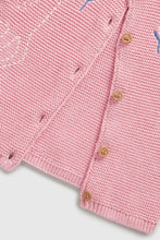 
                        
                          Load image into Gallery viewer, Mothercare Pink Horse Knitted Cardigan
                        
                      