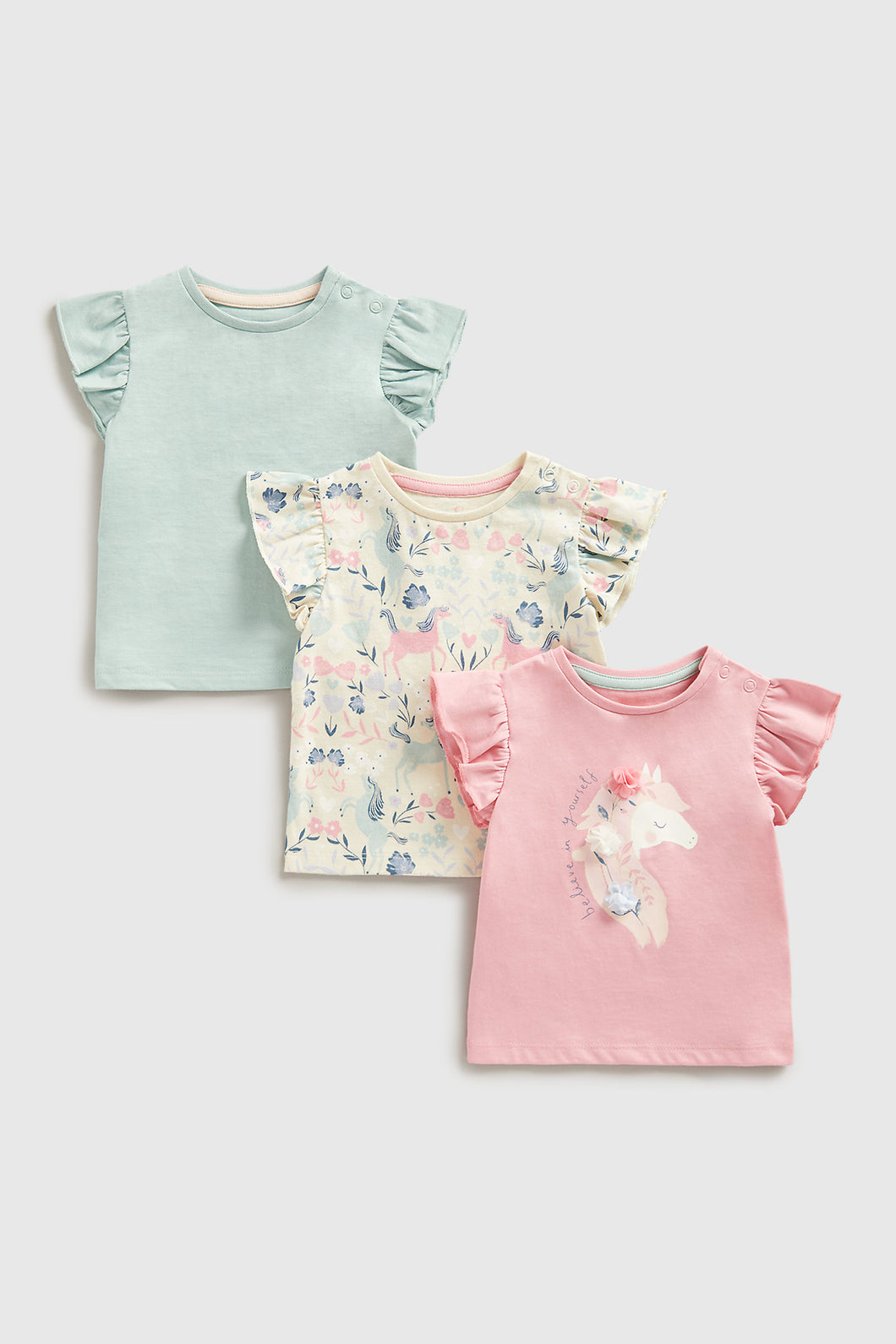 Mothercare Fairy-Tale T-Shirts - 3 Pack