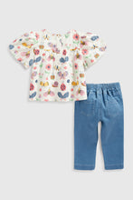 
                        
                          Load image into Gallery viewer, Mothercare Blouse And Jeggings Set
                        
                      