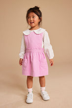 
                        
                          Load image into Gallery viewer, Mothercare Pink Cord Pinny Dress And Blouse Set
                        
                      