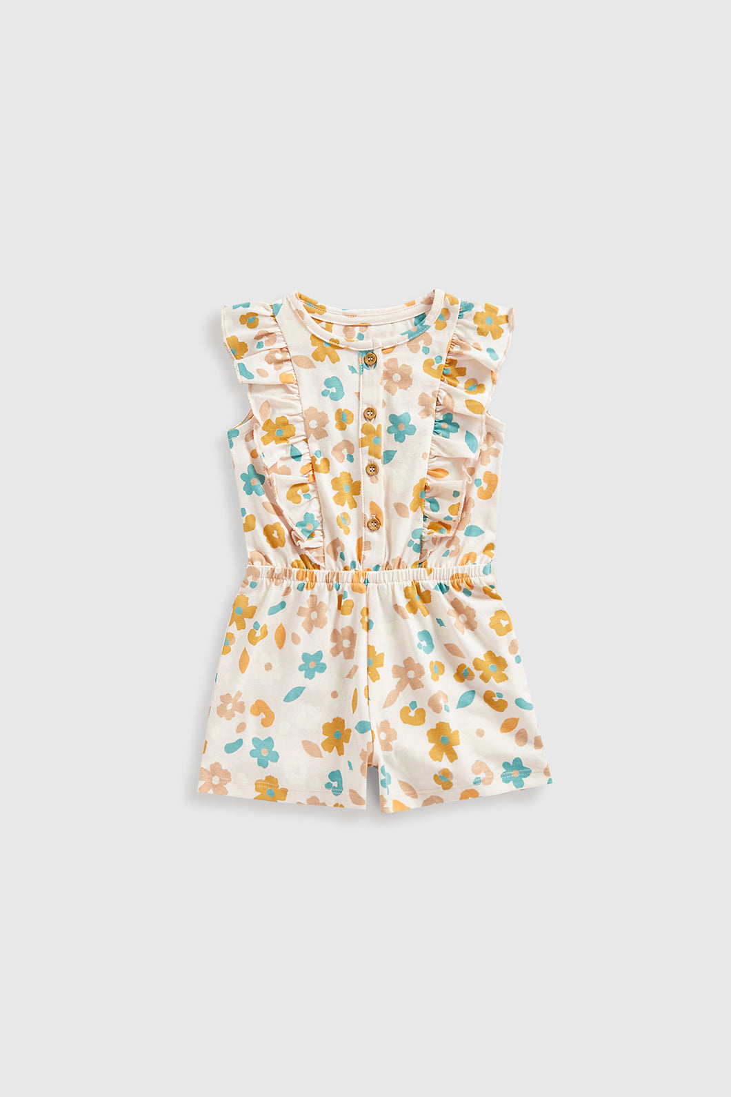 Mothercare Floral Jersey Playsuit