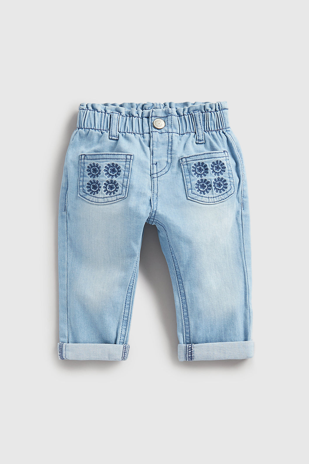 Mothercare Broderie Pocket Denim Jeans