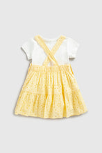
                        
                          Load image into Gallery viewer, Mothercare Broderie Pinny Dress And T-Shirt Set
                        
                      
