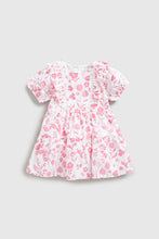 
                        
                          Load image into Gallery viewer, Mothercare Pink Floral Linen Dress
                        
                      