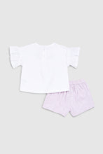 
                        
                          將圖片載入圖庫檢視器 Mothercare T-Shirt And Broderie Shorts Set
                        
                      