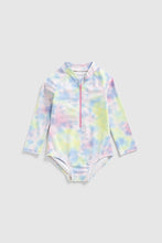 
                        
                          Load image into Gallery viewer, Mothercare Tie-Dye Rashguard Swimsuit UPF50+
                        
                      