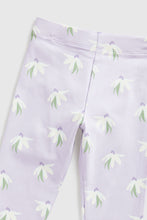 
                        
                          Load image into Gallery viewer, Mothercare Lilac Floral Leggings
                        
                      