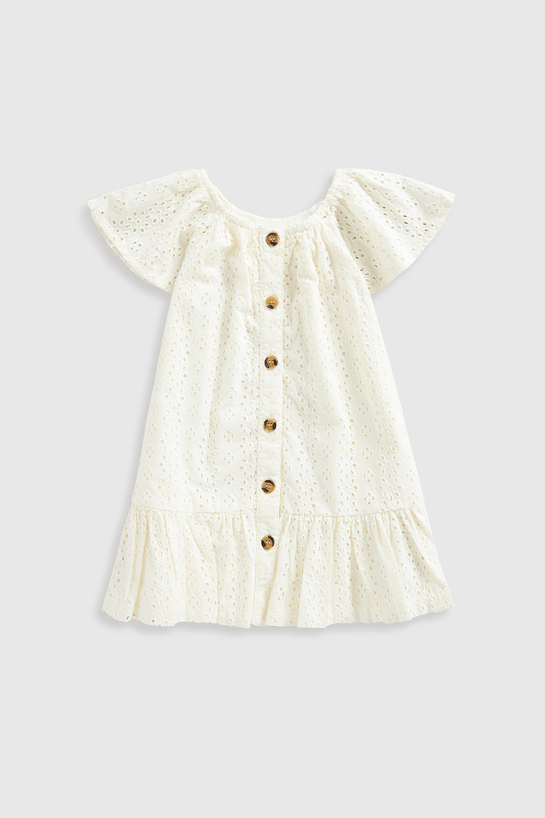 Mothercare White Broderie Dress