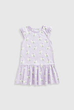 
                        
                          Load image into Gallery viewer, Mothercare Lilac Floral Jersey Dress
                        
                      