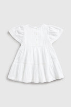 
                        
                          Load image into Gallery viewer, Mothercare White Broderie Dress
                        
                      