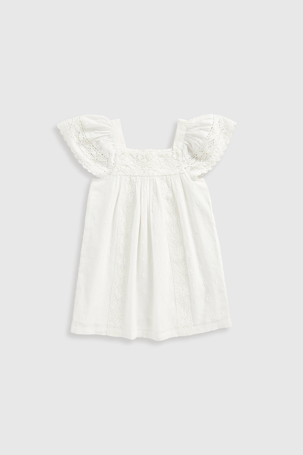 Mothercare White Lace Dress