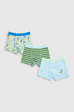 
                        
                          Load image into Gallery viewer, Mothercare Dinosaur Trunk Briefs - 3 Pack
                        
                      