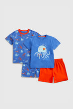 
                        
                          Load image into Gallery viewer, Mothercare Octopus Shortie Pyjamas - 2 Pack
                        
                      