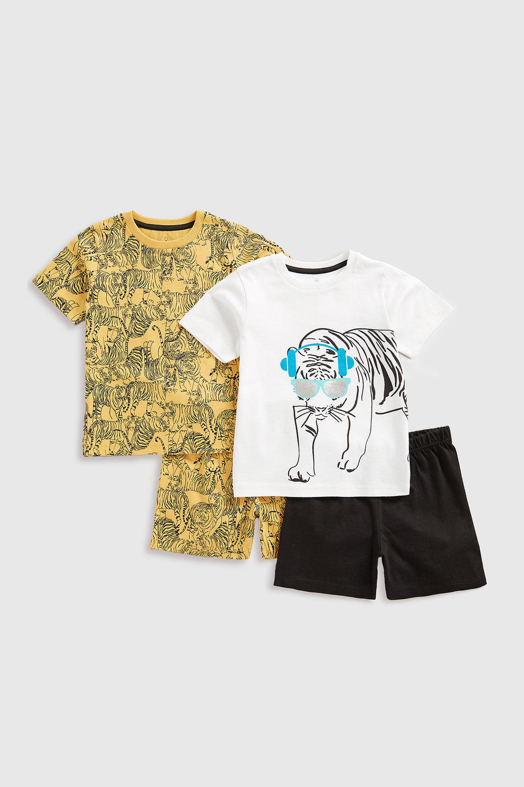 Mothercare Tiger Shortie Pyjamas - 2 Pack