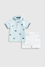 
                        
                          Load image into Gallery viewer, Mothercare Polo Shirt And Shorts Set
                        
                      