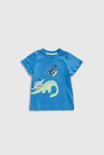 
                        
                          Load image into Gallery viewer, Mothercare Dinosaur Skate T-Shirt
                        
                      