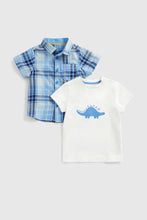 
                        
                          將圖片載入圖庫檢視器 Mothercare Shirt And Dinosaur T-Shirt Set
                        
                      