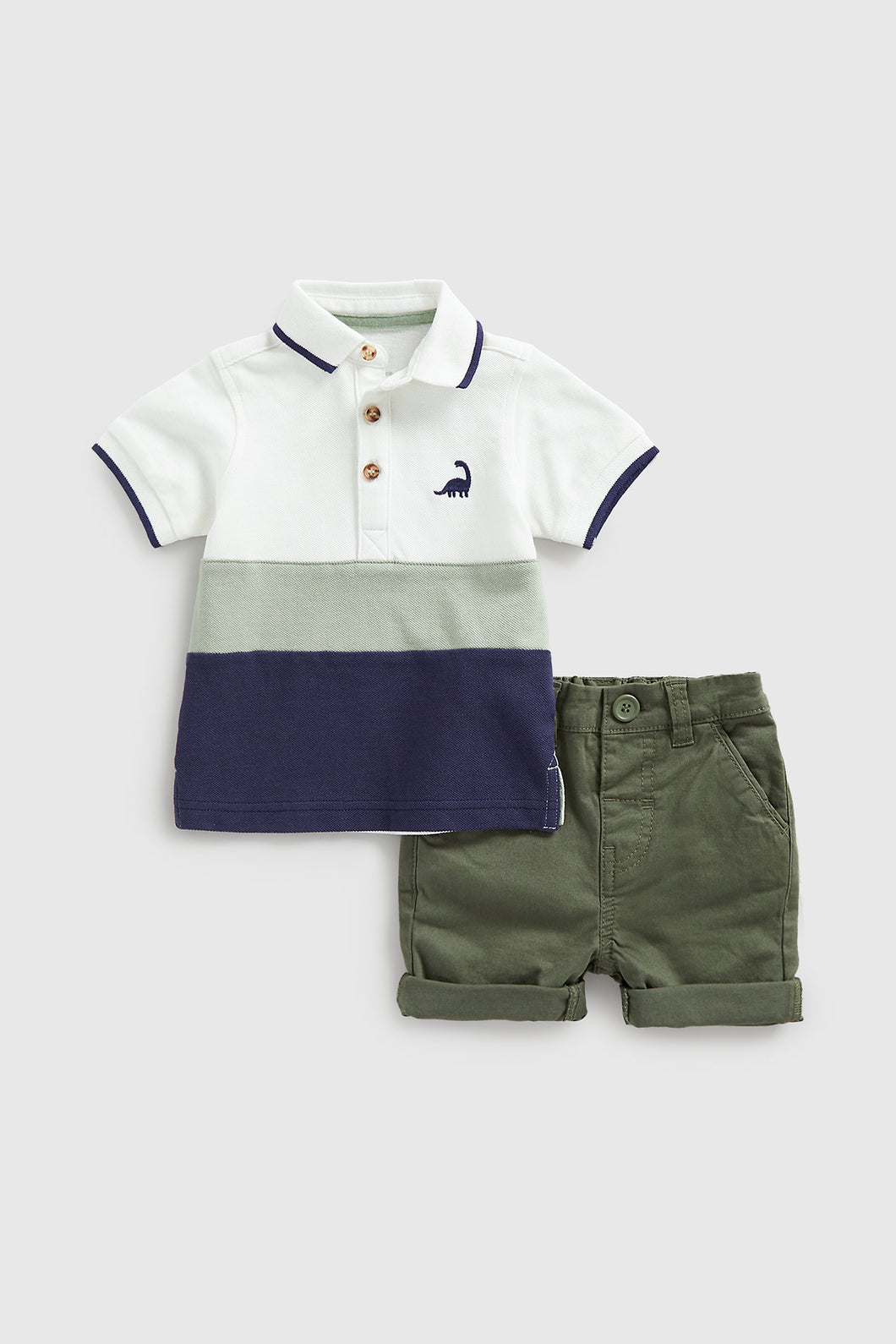 Mothercare Polo Shirt And Shorts Set