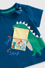 
                        
                          Load image into Gallery viewer, Mothercare Dinosaur Lift-The-Flap T-Shirt
                        
                      