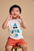 
                        
                          Load image into Gallery viewer, Mothercare Space Rocket Lift-The-Flap T-Shirt
                        
                      