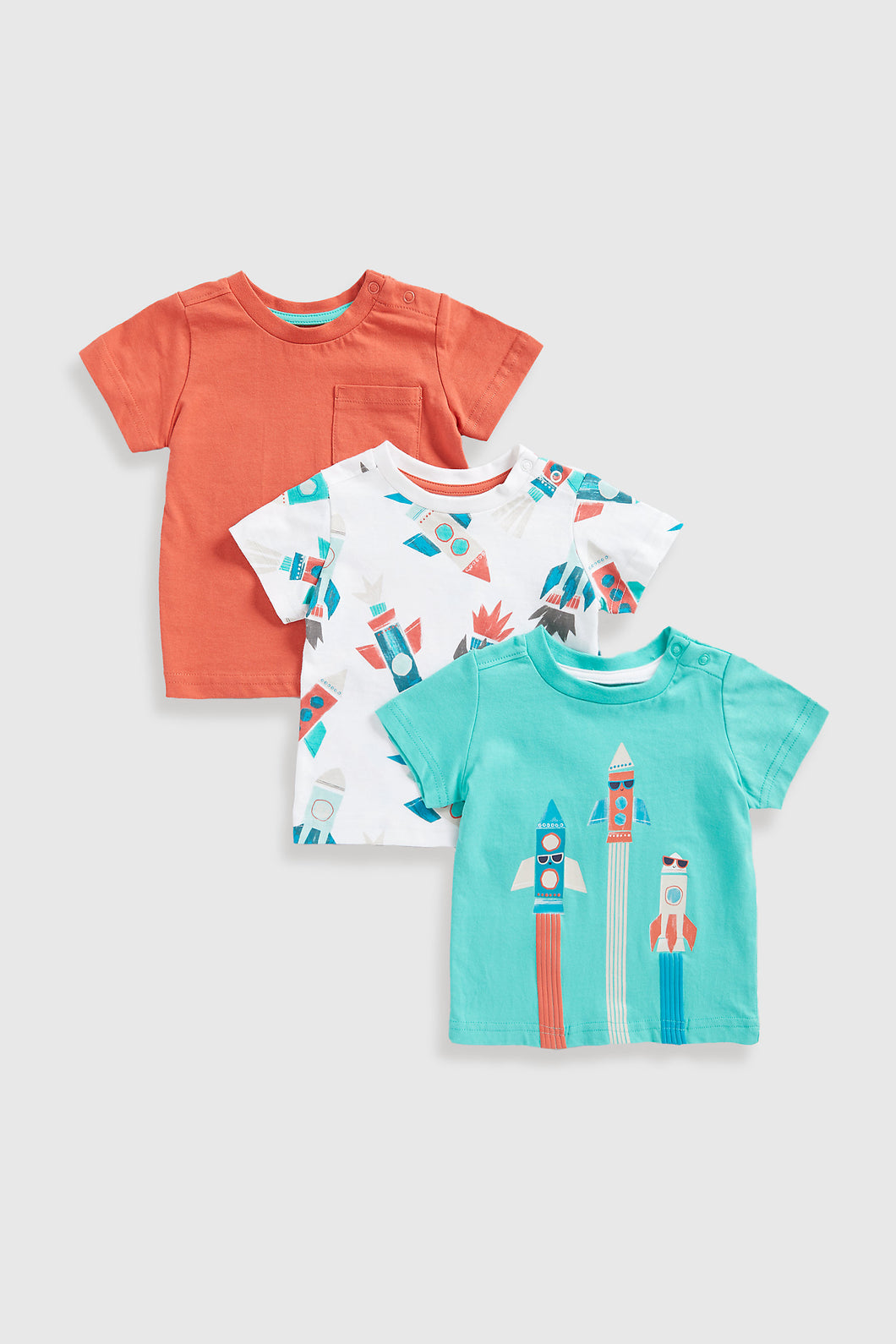 Mothercare Space T-Shirts - 3 Pack