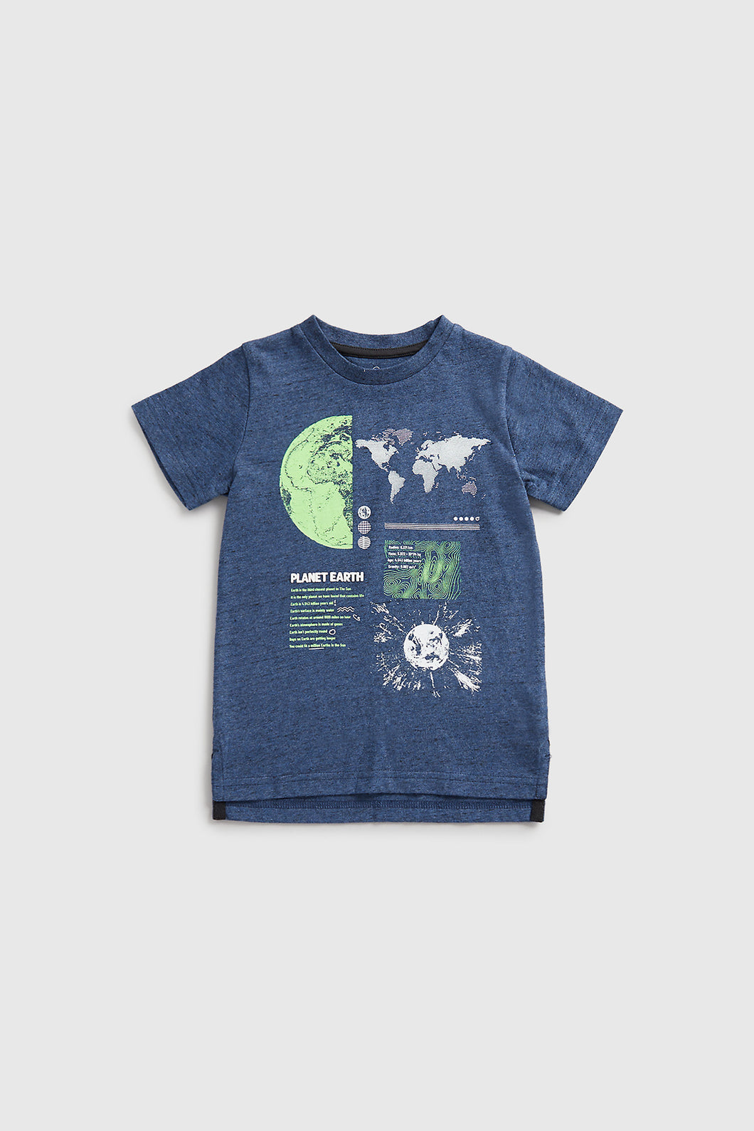 Mothercare Earth Facts Glow-In-The-Dark T-Shirt