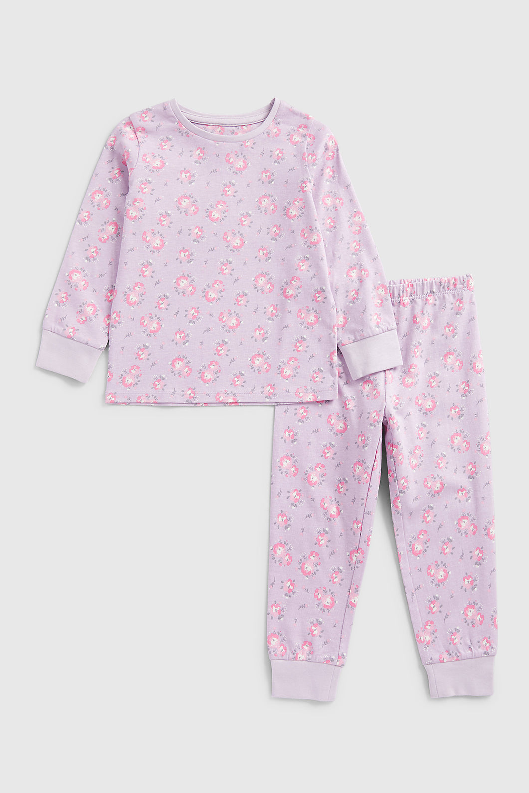 Mothercare Lilac Floral Pyjamas