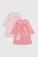 
                        
                          將圖片載入圖庫檢視器 Mothercare Bunny Ballerina Nightdresses - 2 Pack
                        
                      