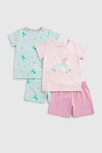 
                        
                          Load image into Gallery viewer, Mothercare Party Horse Shortie Pyjamas - 2 Pack
                        
                      