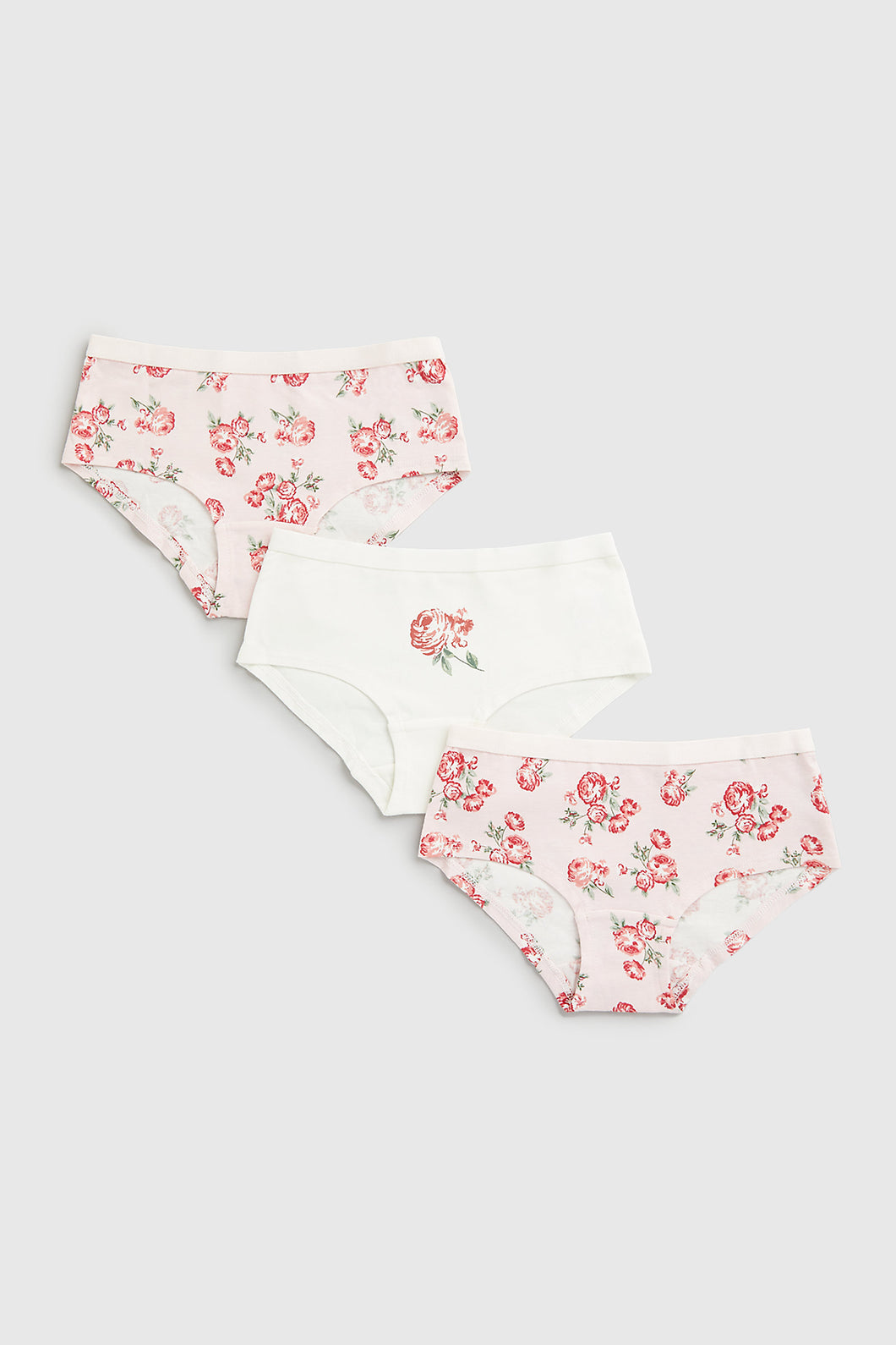 Mothercare Floral Hipster Briefs - 3 Pack