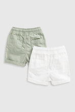 
                        
                          將圖片載入圖庫檢視器 Mothercare Poplin Shorts - 2 Pack
                        
                      