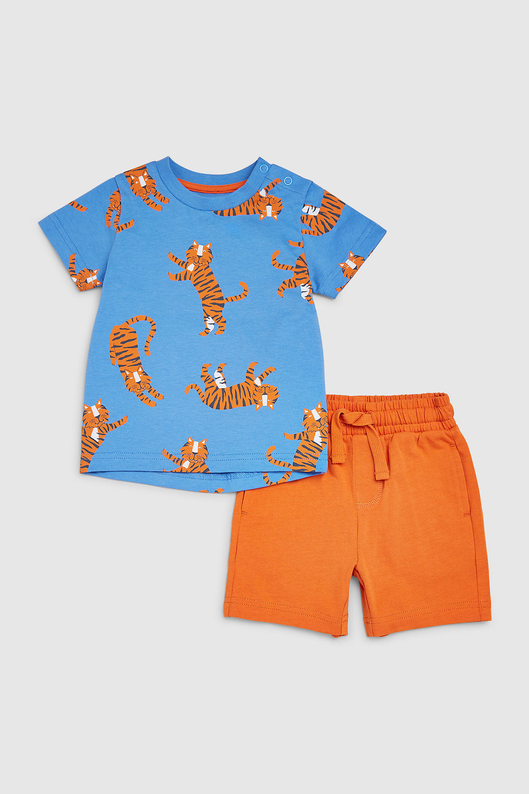 Mothercare Tiger Jersey Shorts And T-Shirt Set