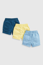 
                        
                          Load image into Gallery viewer, Mothercare Poplin Shorts - 3 Pack
                        
                      