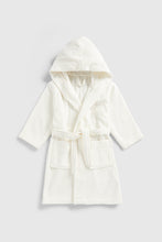 
                        
                          Load image into Gallery viewer, Mothercare White Towelling Hooded Robe
                        
                      